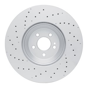 Mercedes-Benz E53 AMG Brake Rotor (1) - Front - R1 Concepts - Geospec Drilled - `22-`25